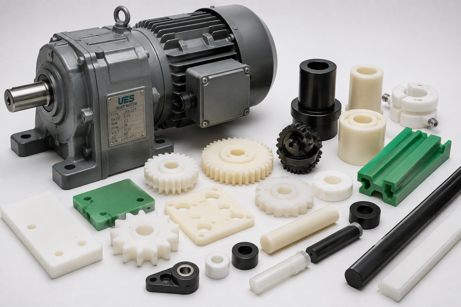 gear motors & industrial plastics